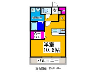 ｱﾝﾌﾟﾙ-ﾙｸﾗ-ｼﾞｭｍｏｎｔ ｖｅｒｔの物件間取画像